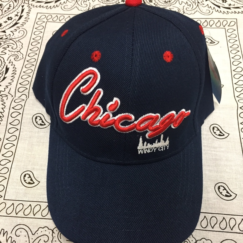 Chicago Windy City Velcro Closure Baseball Cap